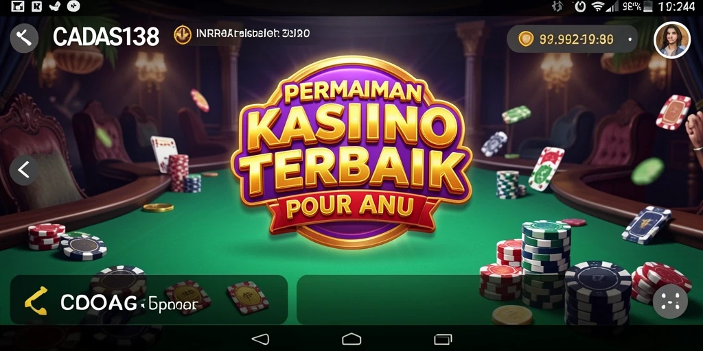Tampilan gameplay Kasino yang menarik dari CADAS138 dengan beragam permainan.