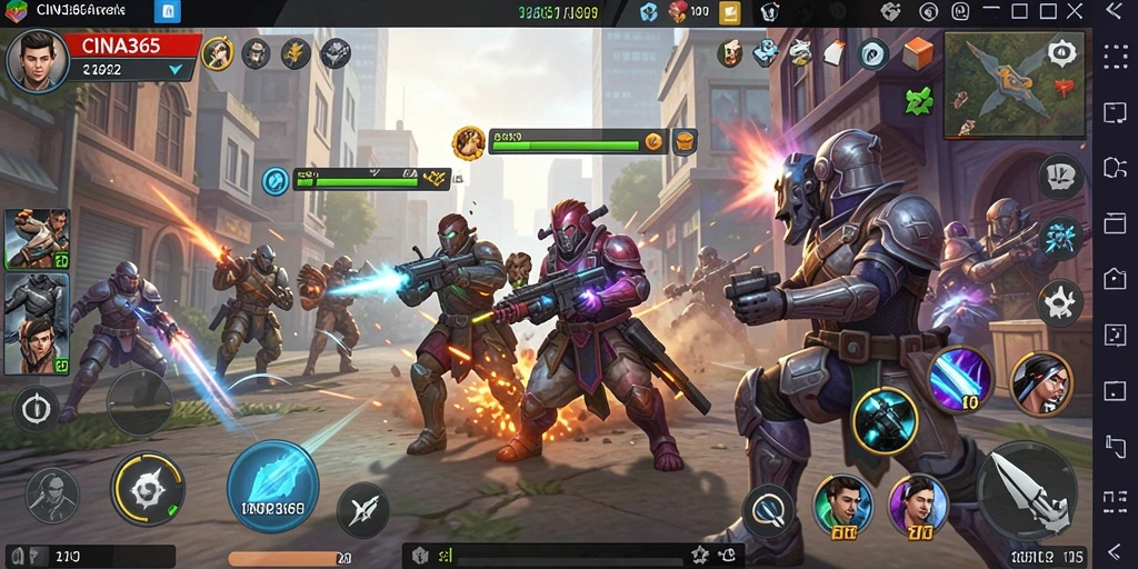 Tampilan gameplay <strong>CINA365</strong> yang menarik dan strategis.