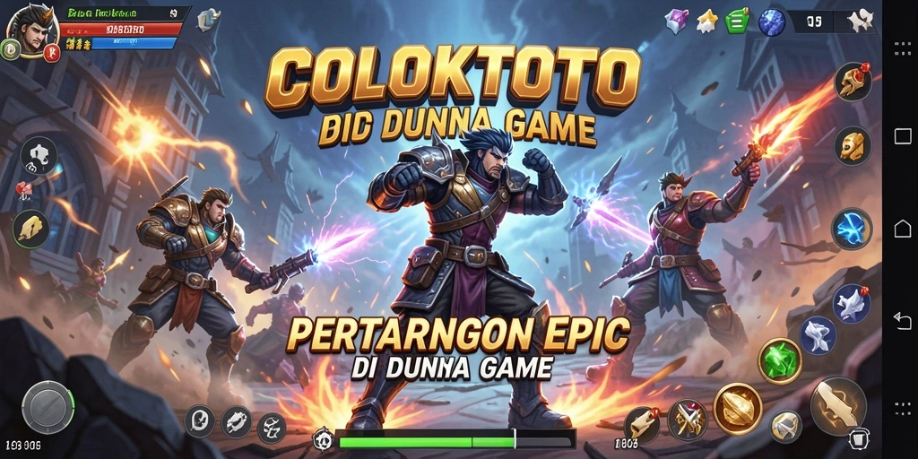 Tampilan gameplay COLOKTOTO yang menarik dengan aksi pertarungan sengit.