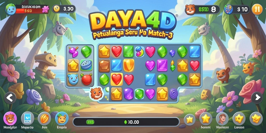 Tampilan gameplay seru dalam <strong>DAYA4D</strong> yang penuh warna.