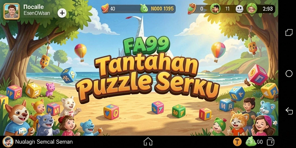 Gameplay seru dalam FA99 dengan berbagai teka-teki menantang.