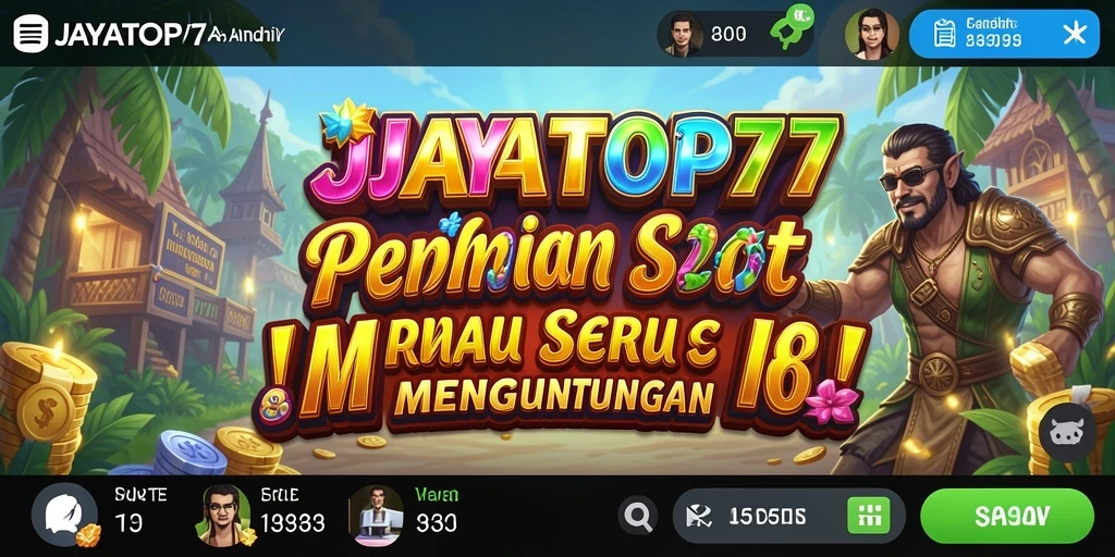 Tampilan gameplay slot di JAYATOP77 yang memukau dan menarik.