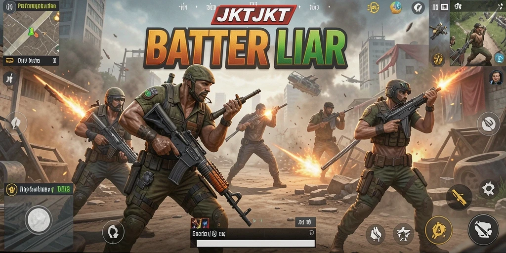 Gameplay seru di JKTJKT, saat bertempur untuk menjadi yang terakhir bertahan.