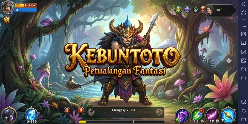Tampilan gameplay KEBUNTOTO yang menarik dan penuh aksi.