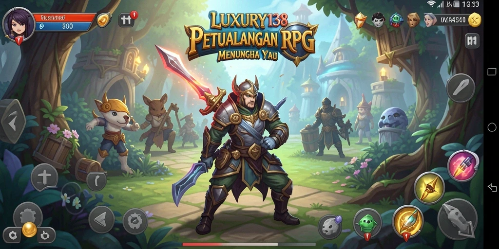 Tangkapan layar LUXURY138 menampilkan aksi pertarungan RPG yang mendebarkan.