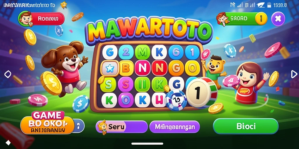 Tampilan gameplay Bingo yang menarik di MAWARTOTO.