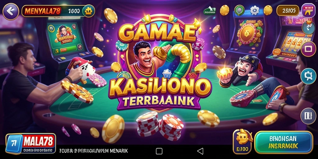 Screenshot MENYALA78 menampilkan gameplay Kasino yang mendebarkan dan menarik.