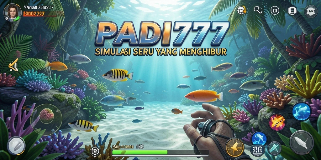 Screenshot PADI777 menampilkan gameplay simulasi yang menarik dan interaktif.