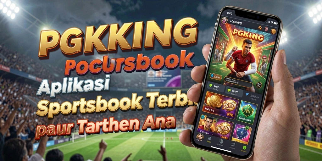 Tampilan screenshot PGKING menampilkan antarmuka aplikasi Sportsbook yang menarik.