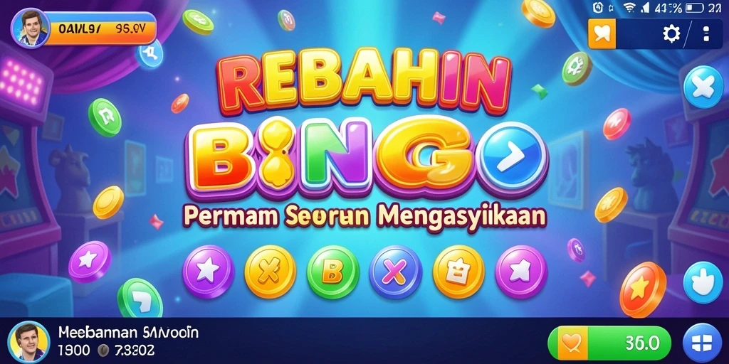 Screenshot gameplay Bingo REBAHIN yang menampilkan suasana seru.
