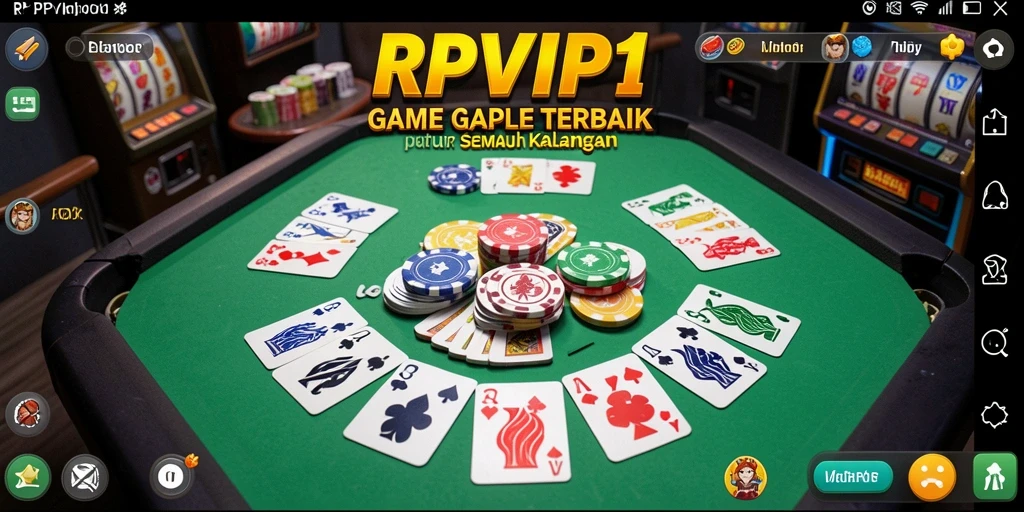 Tampilan gameplay Gaple yang seru dan interaktif.